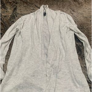 Massimo White/Gray Light cardigan sweater Size XS